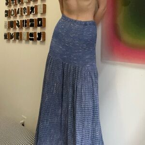 Vintage Maria Rodriguez Crochet Maxi Skirt